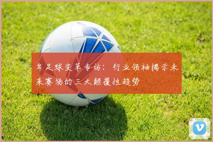 年足球变革专访：行业领袖揭示未来赛场的三大颠覆性趋势